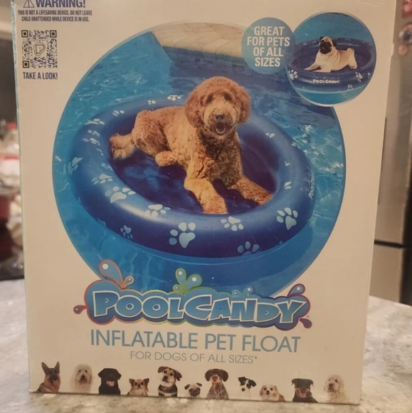 pool candy Dog Pool Candy Inflatable Dog Pet Pool Float And Lounger